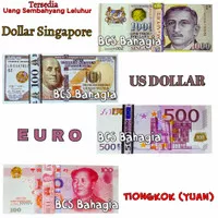 Uang Kertas Sembahyang Leluhur Cengbeng US Dollar Amerika Euro RMB SGD