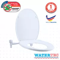 WATERTEC Toilet Cover + Bidet Kit Otomatis PVC FTS-E02011 Putih