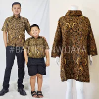 Batik Couple Keluarga Papa Mama Anak Laki Laki 1_14 Tahun Mama Dress