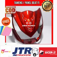 Tameng Dasi Panel Cover Body Bodi Depan Beat Fi 2012-2016 Warna Merah