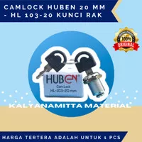 Camlock HUBEN 20 mm - HL 103-20 mm Kunci Loker/Kunci Lemari/Laci