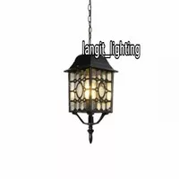 lampu gantung outdoor-lampu teras-lampu hias 1023 H BK/GOLD