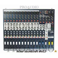 Mixer Audio 12 channel Soundcraft efx12 efx 12 grade A