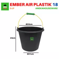 Ember Plastik Anti Pecah Cor 18 Tempat Air Kamar Mandi Gagang