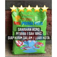 pakan benih ikan lele nila gurame pf1000 pf 1000 10kg 1 sak