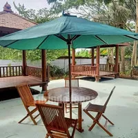 Tenda Payung Jati, Meja Payung Cafe Jati Outdoor