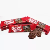 goodtime cookies double chocolate 1pcs good time biskuit satuan