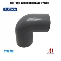 Keni 2,5 Inch AW Rucika Elbow L Knee Sambungan Keni 2.5 Inch PVC