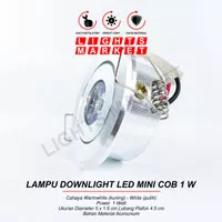 Lampu Downlight Spotlight LED 1 Watt 3 Watt COB Sorot MINI Spot 1W 3W