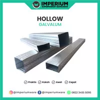 Besi Hollow Galvalum 2x4 dan 4x4 Hollow Gypsum Plafon PVC Murah