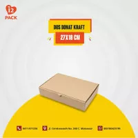 DOS DONAT ISI 6 BIJI / DOS KOTAK DONAT / DOS DONAT KRAFT 27X18 @10 PCS