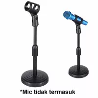 Stand Microphone Meja HD-26 - Stand Mic Holder Mini Adjustable Podium