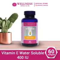 Wellness Natural Vitamin E-400 I.U [Water Soluble] [60 Single]