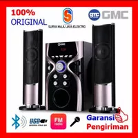 Speaker aktif Bluetooth GMC 887G speaker multimedia karauke USB MIC