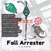 Fall arrester - climbing stop - 10 meter - katrol murah surabaya