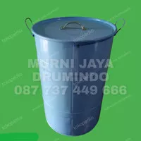Drum kaleng / Tong sampah besi / drum besi bekas 60 liter