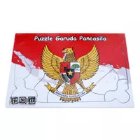 Mainan Edukasi Anak Puzzle Kayu Stiker Burung Garuda Pancasila PPKN