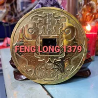 Koin Kuningan China Kuno Premium Kecil 11cm