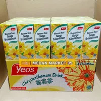 1 DUS TEH KEMBANG YEOS KOTAK 250ml | TEH KRISAN | TEH KEMBANG | YEOS