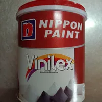 CAT TEMBOK NIPPON PAINT VINILEX 5000 - PUTIH/300SS & HITAM (1KG)