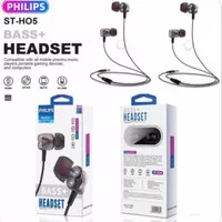 Headset earphone transparan Philips STH-05 Bass Plus Universal Handsfr