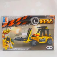 edukasi Lego cityset seri set alat berat perlatan infrastruktur123-141
