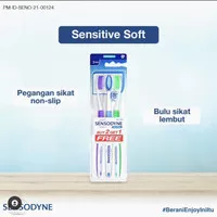 Sikat Gigi Sensodyne Sensitive Soft 3 pack ED 0825 Buy 2 Get 1 Free