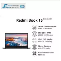 Laptop XIAOMI Redmi Book 15 i3-1115G4|8GB|256 SSD|15.6"FHD|Win10
