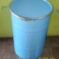 drum besi 50 liter/tong sampah besi
