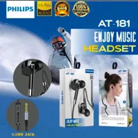 HEADSET HANDSFREE PHILIPS AT-181 ORIGINAL PURE SOUND AT-181 EARPHONE
