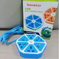 Stop Kontak Kaki 3 + USB Vanstar