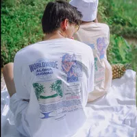 Thesilversky Aloha Hawaii White T-shirt