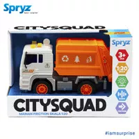 Spryz Citysquad 1:20 Mainan Truk Sampah