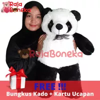 Boneka Panda Besar Jumbo 80cm FREE Bungkus Kado dan Kartu Ucapan