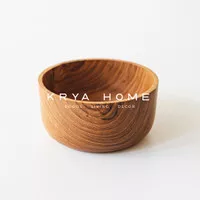 Mangkok Kayu / Wooden Bowl / KOBE Bowl - Natural Wooden Ware