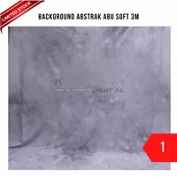 Kain Background Backdrop Studio Foto Abstrak Abu Soft 3x2.5m