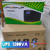 Power Up UPS Uninterruptible Power Supply 1200 VA with AVR + LED Garan