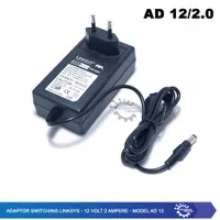Adaptor 12 Volt 2 Ampere - LinkSYS - Model AD-12