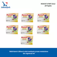 (7 STRIP) RENOVIT Multivitamin & mineral Lanjut usia produksi KONIMEX