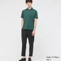 UNIQLO T-shirt Polo Dry Pique Lengan Pendek / Kaos Polo Pria