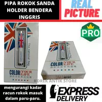 Pipa Filter Rokok Kretek Sanda Holder SD- 215 Bendera Inggris