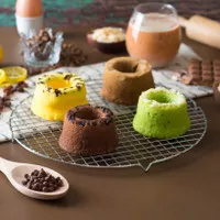 Mini Chiffon Cake Less Sugar Kue Bolu Sehat