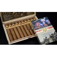 Cerutu Bin Cigar - Boslucks Half Corona ( Wooden Pack ) 10 Pcs