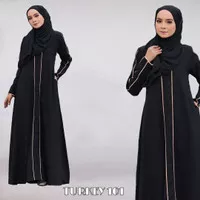 New Abaya Gamis Maxi Dress Arab Dubai Turkey Hitam Syari Terbaru