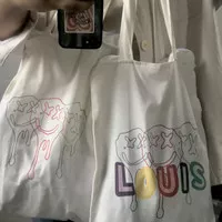 LOUIS TOMLINSON DRIP SMILEY TOTEBAG ONE DIRECTION