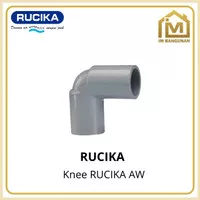 Fitting Pipa PVC Knee Knie Elbow Rucika AW 1/2" 3/4" 1"