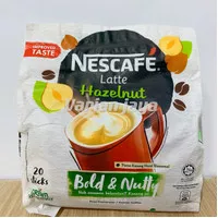 Nescafe Latte Hazelnut Bold & Nutty Coffee instan Malaysia