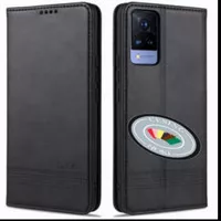 case Flip Cover Vivo Y21 / Y21s Wallet Leather Casing Dompet