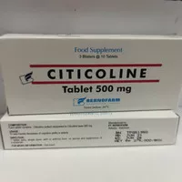 citicoline 500 mg box 30 tablet