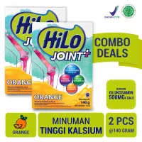 Twin Pack: HiLo Joint Plus 140gr - Tinggi Kalsium Glukosamin 500mg